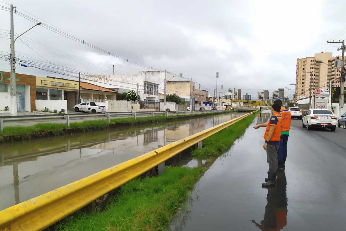 Maré alta em Aracaju