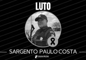 PM informa o falecimento do 2º sargento José Paulo Costa